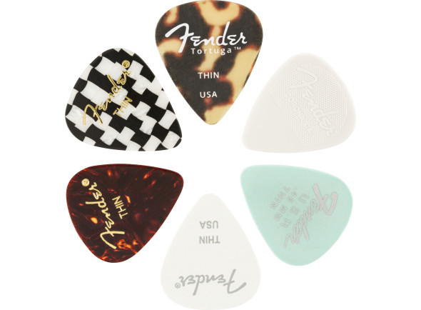 Fender 351 Shape Material Medley Pack de 6 Fender 351 Shape Material Medley Pack de 6